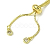Brass with Cubic Zirconia Bracelets Makings FIND-Z035-21G-3