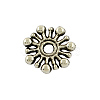 Tibetan Style Alloy Flower Spacer Beads TIBEB-5532-AS-LF-1