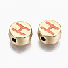 Alloy Enamel Beads X-ENAM-S122-029H-RS-2