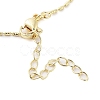 Brass Clear Cubic Zirconia Pendant Necklaces for Women NJEW-M009-05G-C-3