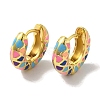 Brass Stud Earrings EJEW-R162-08G-2