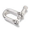 304 Stainless Steel D-Ring Anchor Shackle Clasps STAS-H142-05P-2