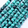 Synthetic Turquoise Beads Strands G-F531-8mm-J01-2