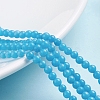 Natural Mashan Jade Round Beads Strands G-D263-4mm-XS20-4
