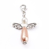 Imitation Pearl Acrylic Pendants HJEW-JM00423-2