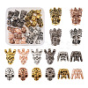 Fashewelry 32Pcs 16 Styles Tibetan Style Alloy Beads FIND-FW0001-13-9