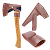 Cowhide Leather Axe Sheath AJEW-WH0258-253-4