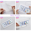 CHGCRAFT 3 Sets Transparent Acrylic Currency Display Frames ODIS-CA0001-14-3