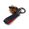 Plush & Imitation Leather Keychain KEYC-K023-01B-04-2