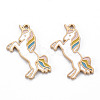 Alloy Enamel Pendants ENAM-S126-088-NR-2