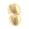 Real 14K Gold Plated Brass Cuff Earrings EJEW-M232-02B-G-2