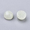 Synthetic Luminous Stone Cabochons X-G-P393-R63-4MM-2
