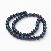 Natural Bloodstone Beads Strands G-N0120-25-8mm-2