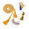 6Pcs 3 Style Polyester Tassel Big Pendant Decorations FIND-TA0001-49-2