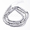 Non-magnetic Synthetic Hematite Beads Strands G-A181-A05P-1