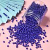 1300Pcs Baking Paint Glass Round Seed Beads SEED-YW0002-20A-5
