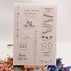 Silicone Clear Stamps DIY-A013-09-4