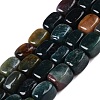 Natural Indian Agate Beads Strands G-T138-108-4