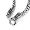 316 Surgical Stainless Steel Curb Chain Bracelets BJEW-G520-25-2