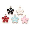 Alloy Enamel Pendants PALLOY-S133-014-1