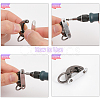 CHGCRAFT 12 Sets 3 Colors Arch Zinc Alloy Bag Connector Buckles FIND-CA0007-13-4