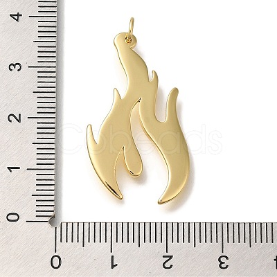 Rack Plating Brass Pendants KK-I720-32G-1