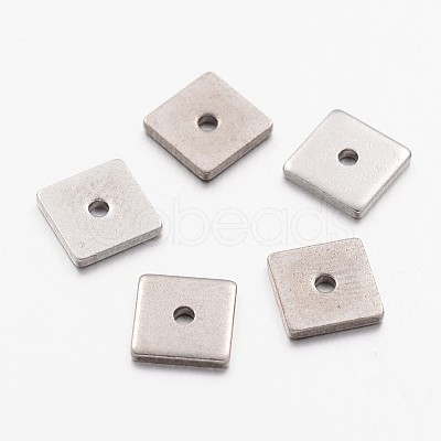 Non-Tarnish 304 Stainless Steel Spacer Beads STAS-E134-6mm-19P-1