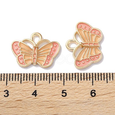 Alloy Enamel Pendants ENAM-O001-10B-G-1