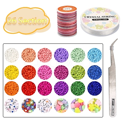 DIY Candy Color Bracelet Making Kit DIY-YW0005-68-1