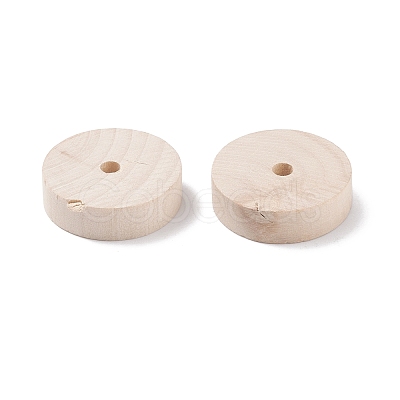 (Defective Closeout Sale: Crack) Unfinished Wooden Wheels DIY-XCP0001-94-1