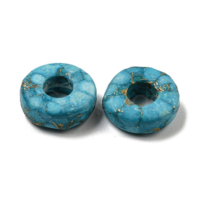 Dyed Synthetic Turquoise Beads G-B070-22B-1