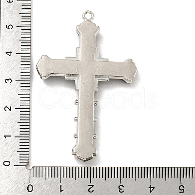 Alloy with Rhinestone Pendants PALLOY-M218-16EB-1