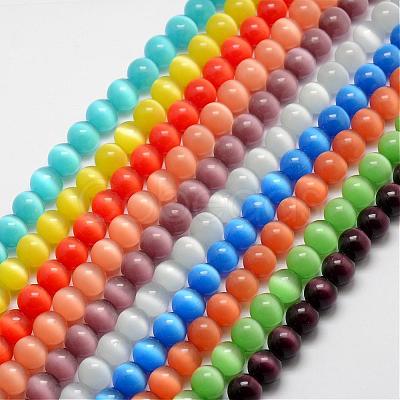 Cat Eye Beads CER8mm-M-1