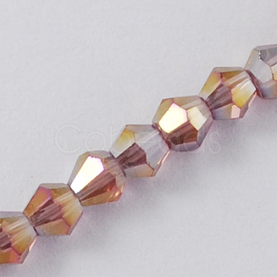 Glass Beads Strands EGLA-S056-3mm-01-1