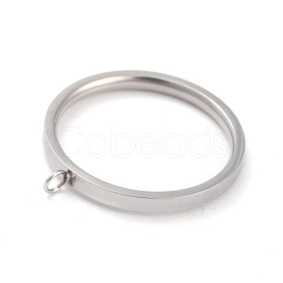 Non-Tarnish 304 Stainless Steel Finger Ring Settings RJEW-O045-09C-P-1