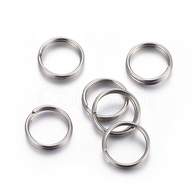 Tarnish Resistant 304 Stainless Steel Split Rings A-STAS-P223-22P-01-1