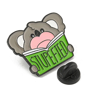 Koala Shape Alloy Brooches JEWB-H026-02EB-01-1