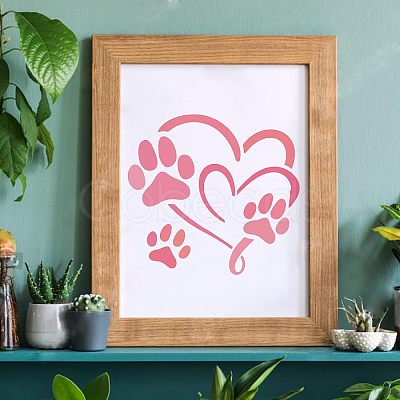 Plastic Reusable Drawing Painting Stencils Templates DIY-WH0172-142-1