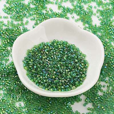 Transparent Colours Glass Seed Beads SEED-S042-14B-01-1