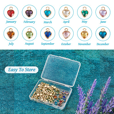 DIY Birthstone Jewelry Making Finding Kit FIND-TA0002-11-1