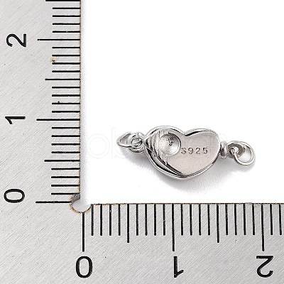925 Sterling Silver Box Clasps STER-H111-07B-P-1