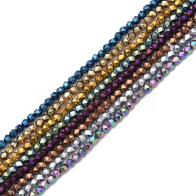 Electroplate Synthetic Non-magnetic Hematite Beads Strands G-F740-02B-1