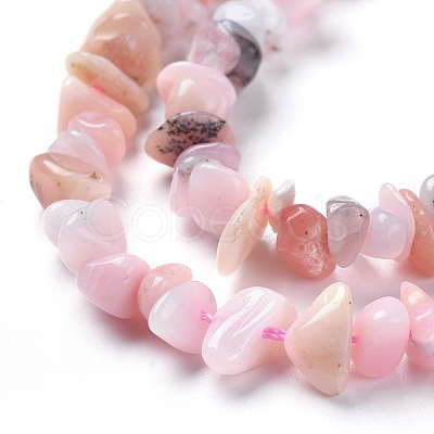 Natural Pink Opal Beads Strands G-L505-25-1