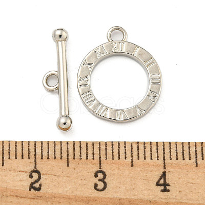 Brass Toggle Clasps KK-A223-20P-1