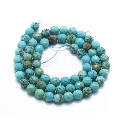 Natural Howlite Beads Strands X-G-D0012-01B-1