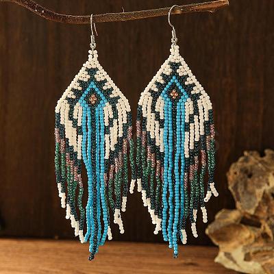 Elegant Retro Tassel Dangle Earrings CH9450-1