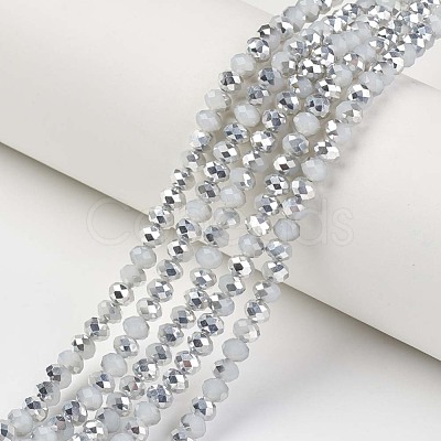 Electroplate Glass Beads Strands EGLA-A034-J6mm-M03-1