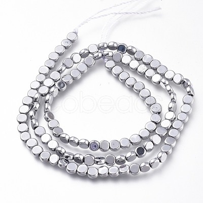 Non-magnetic Synthetic Hematite Beads Strands G-A181-A05P-1