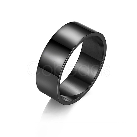 Men's Titanium Steel Finger Rings RJEW-BB19728-9B-1