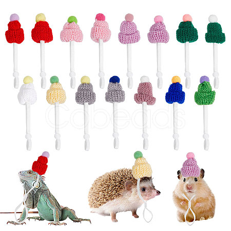 Mini Woolen Yarn Pet Hats AJEW-WH0314-344-1